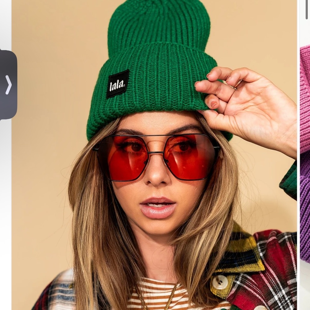 Sold out dressed in lala evergreen beanie